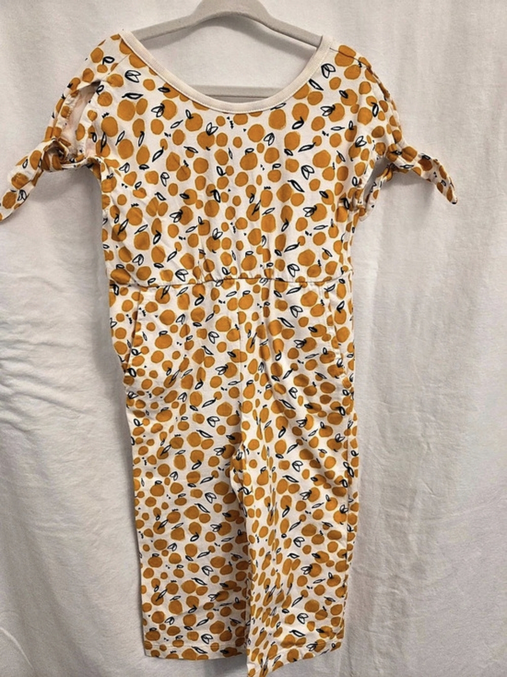 Tea Collection 2T Orange Print Romper